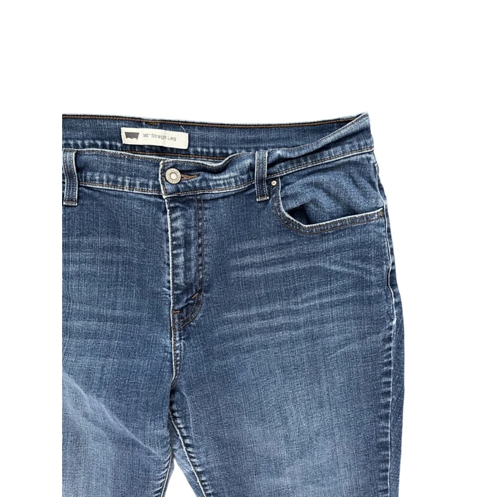 Levi's 505 Straight Leg Jeans Women's Blue Size 16 - Picture 3 of 5